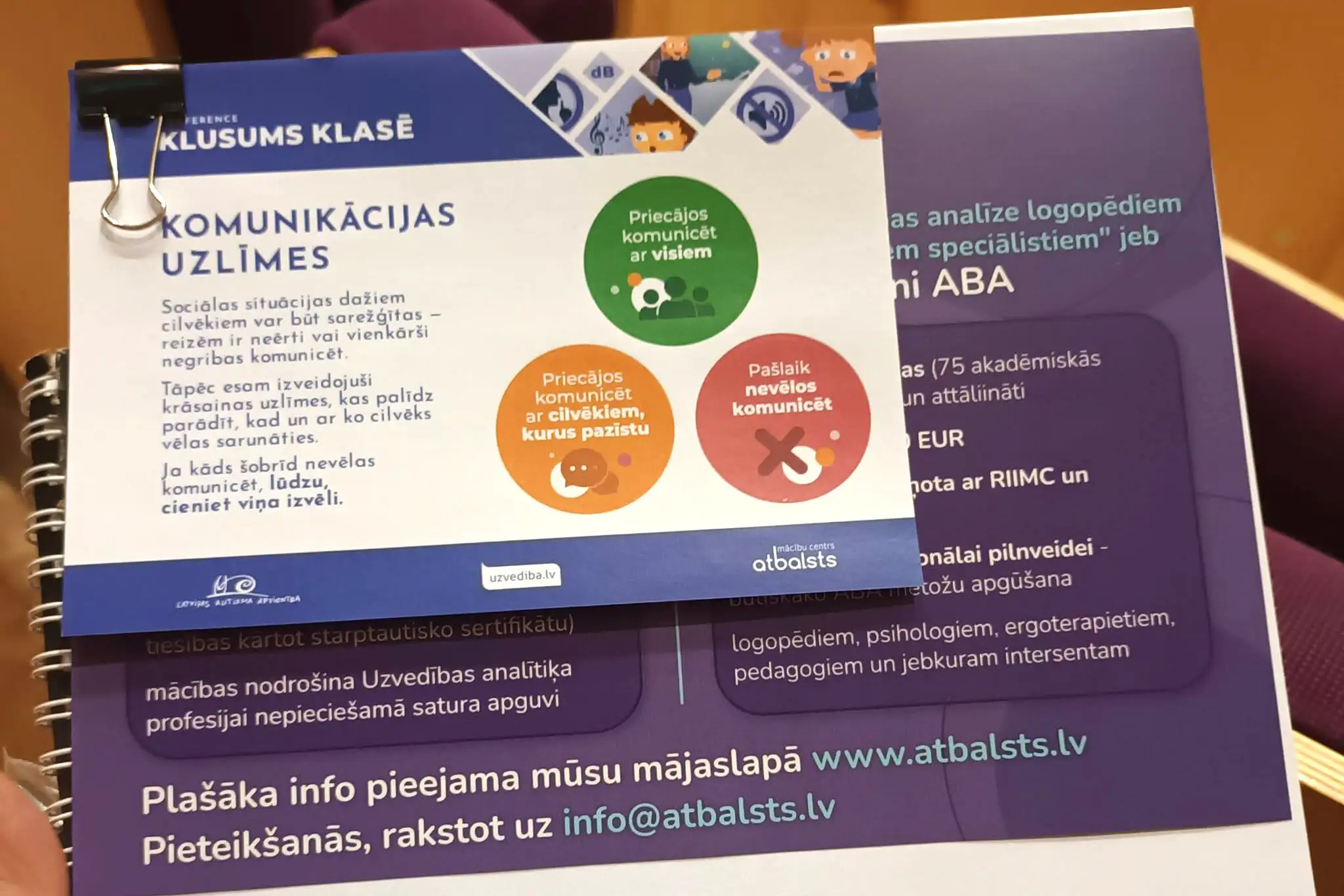 Klusums klase titulbilde